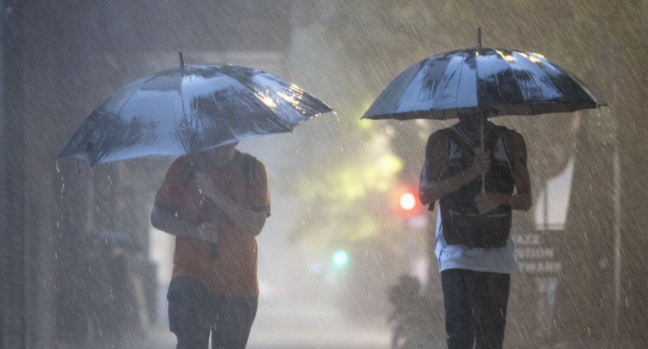 Lluvia, estado el tiempo, mal clima, pronóstico del tiempo. Foto: NA.