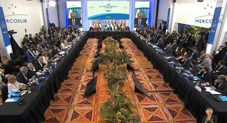 Cumbre del Mercosur en Argentina. Foto: captura de video.