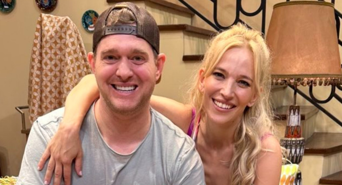 Michael Bublé y Luisana Lopilato. Foto: Instagram/michaelbuble.