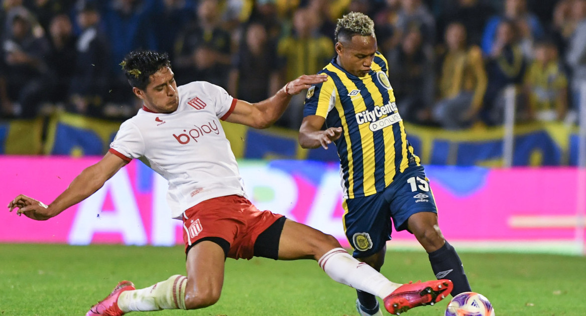 Liga Profesional, Rosario Central vs. Estudiantes. Foto: NA.