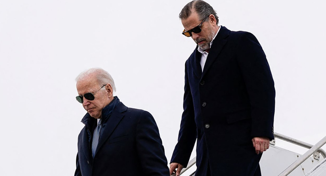 Joe Biden y Hunter Biden, EEUU. Foto: Reuters