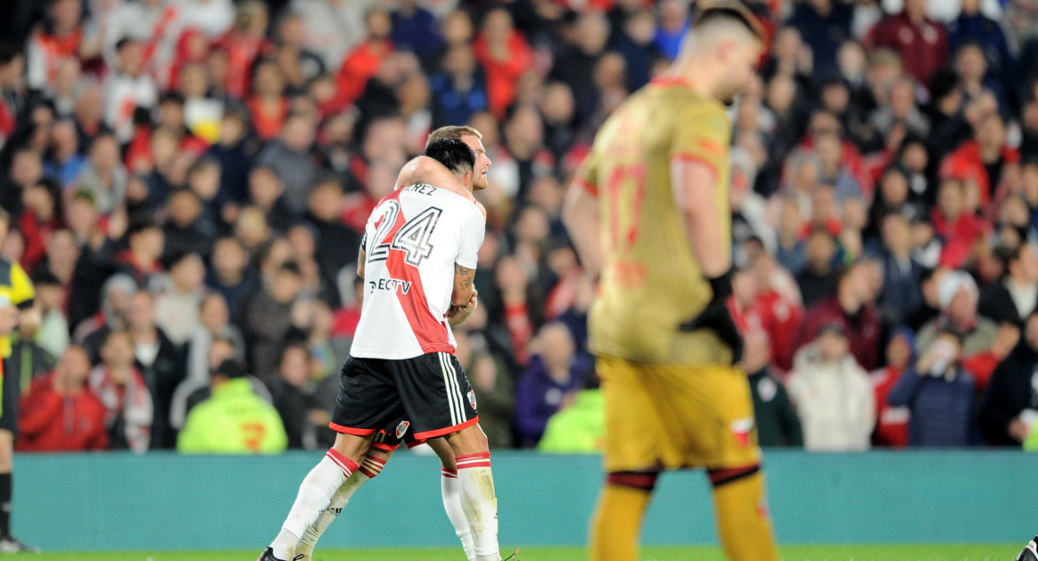 Liga Profesional, River vs. Colon. Foto: Telam.