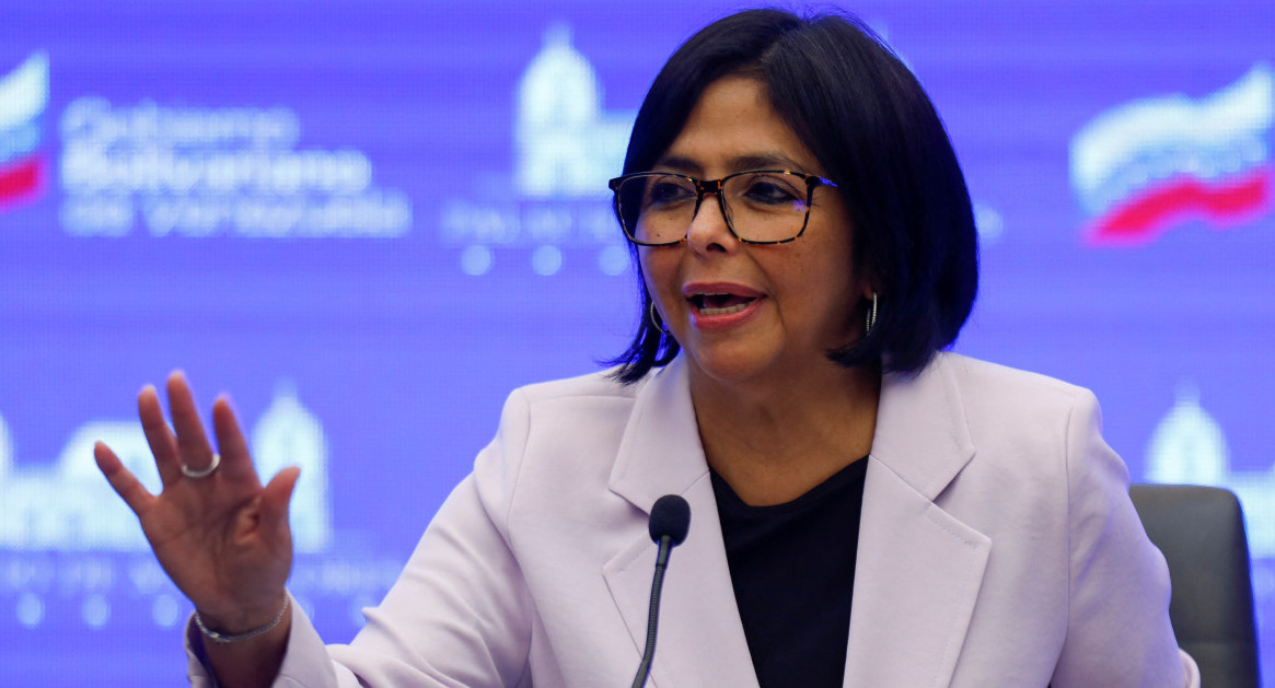 Delcy Rodríguez, vicepresidente de Venezuela. Foto: Reuters.