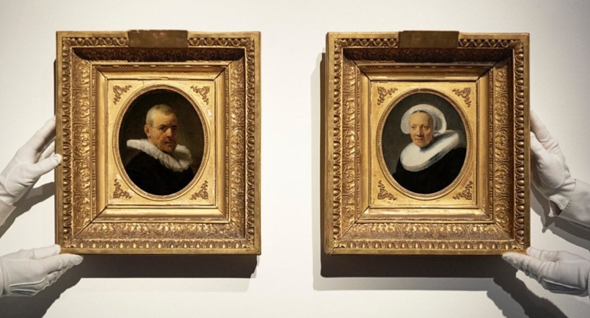 Cuadros de Rembrandt subastados en Inglaterra.