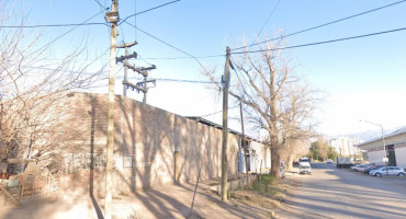 El lugar en Mendoza donde falleció el joven electrocutado. Foto: Los Andes