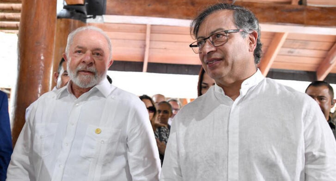 Lula da Silva y Gustavo Petro. Foto: Reuters.