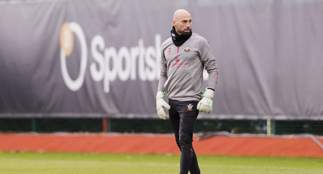 "Willy" Caballero se retira del fútbol tras su paso por Southampton. Foto: Instagram @willycaba.