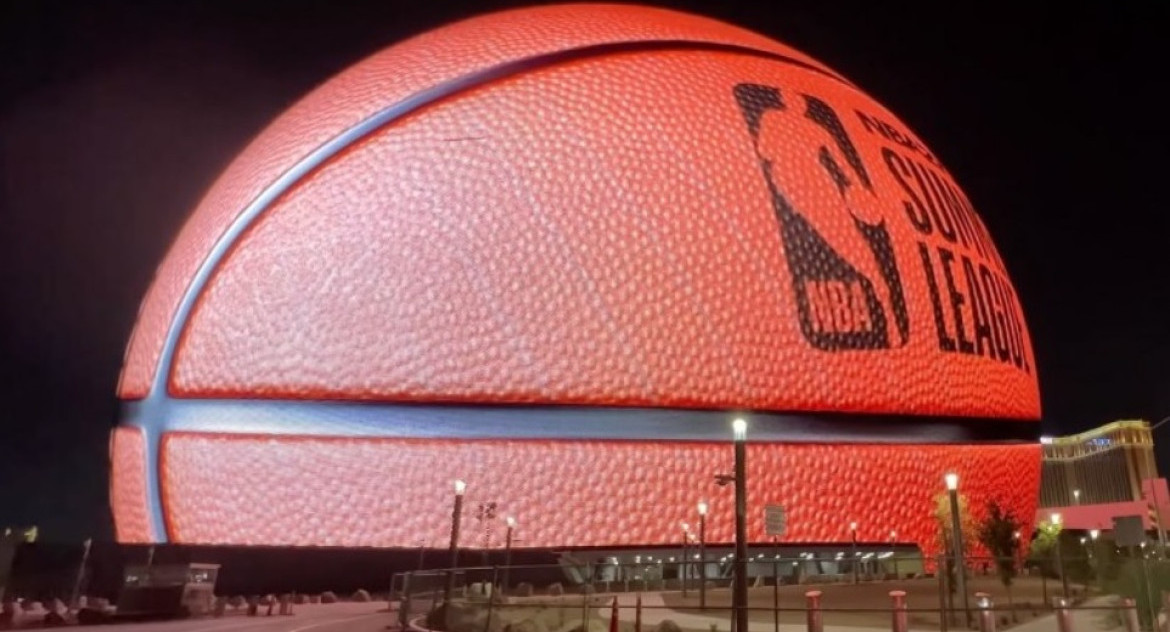 MSG Sphere: la impactante esfera en Las Vegas. Foto: NA.