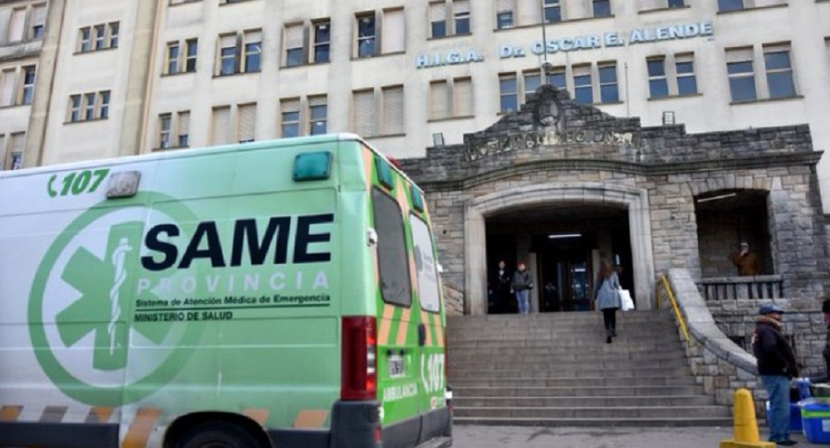 La joven fue trasladada al Hospital Interzonal General de Agudos (HIGA). Foto: NA.