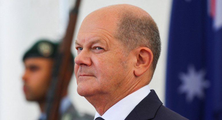 Olaf Scholz, canciller de Alemania. Foto: Reuters.