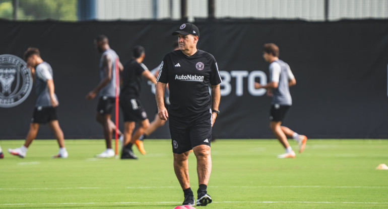 Gerardo Martino en el Inter Miami. Foto: @InterMiamiCF.