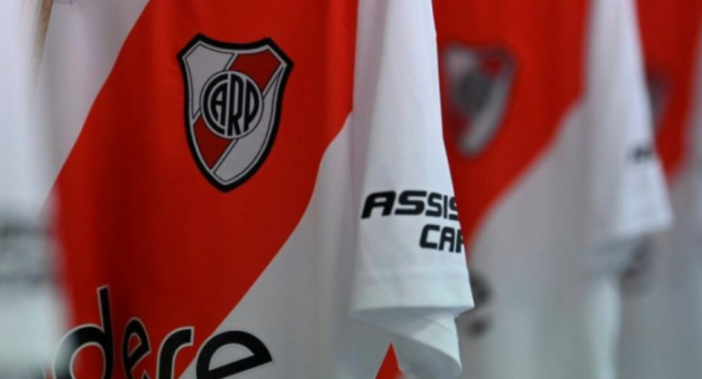 Camiseta de River. Foto: NA.