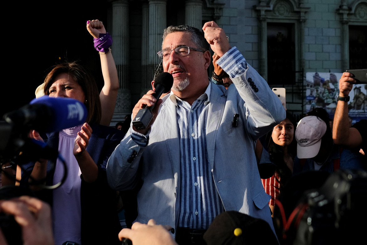 Bernardo Arévalo, candidato presidencial en Guatemala. Foto: REUTERS.