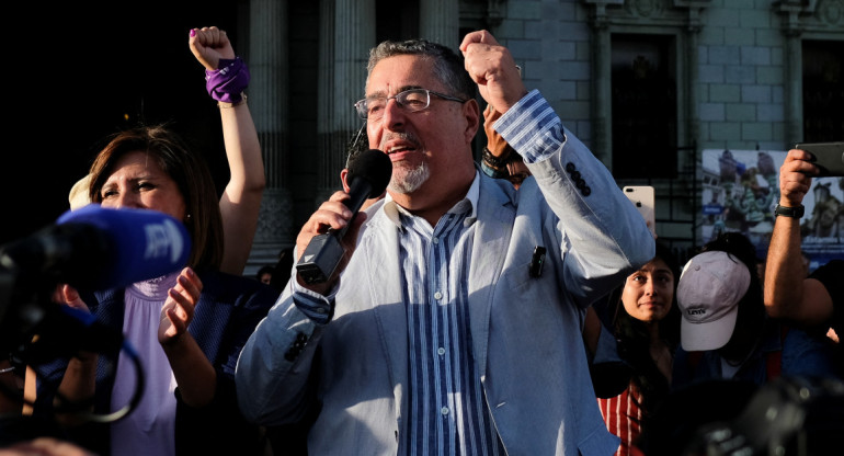 Bernardo Arévalo, candidato presidencial en Guatemala. Foto: REUTERS.