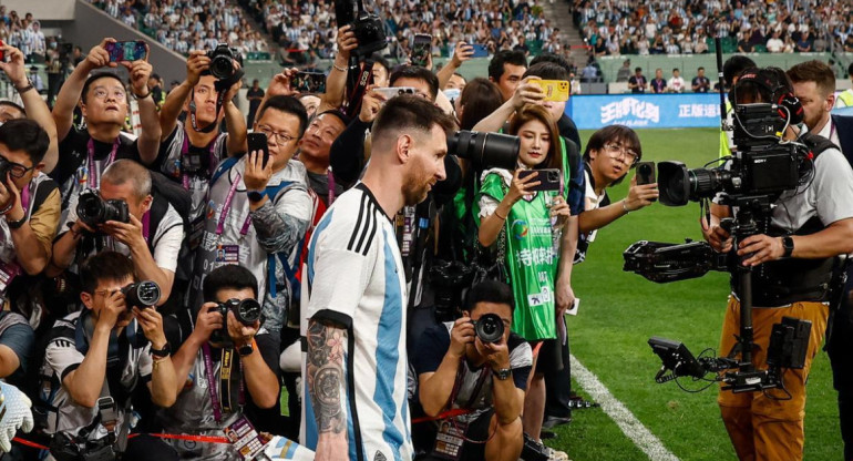 Lionel Messi, Selección Argentina. Foto: EFE