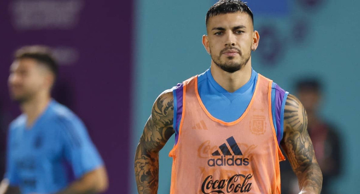 Leandro Paredes, futbolista de la Selección Argentina. Foto: EFE