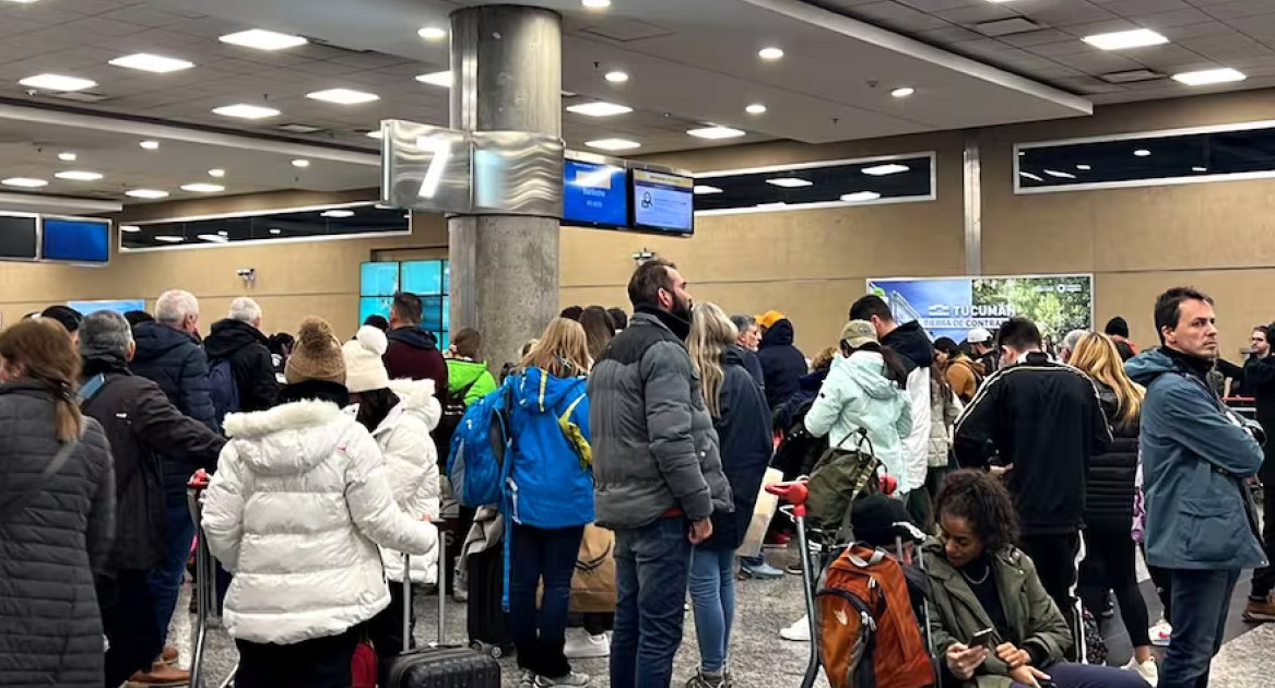 Vuelos demorados en Aeroparque.