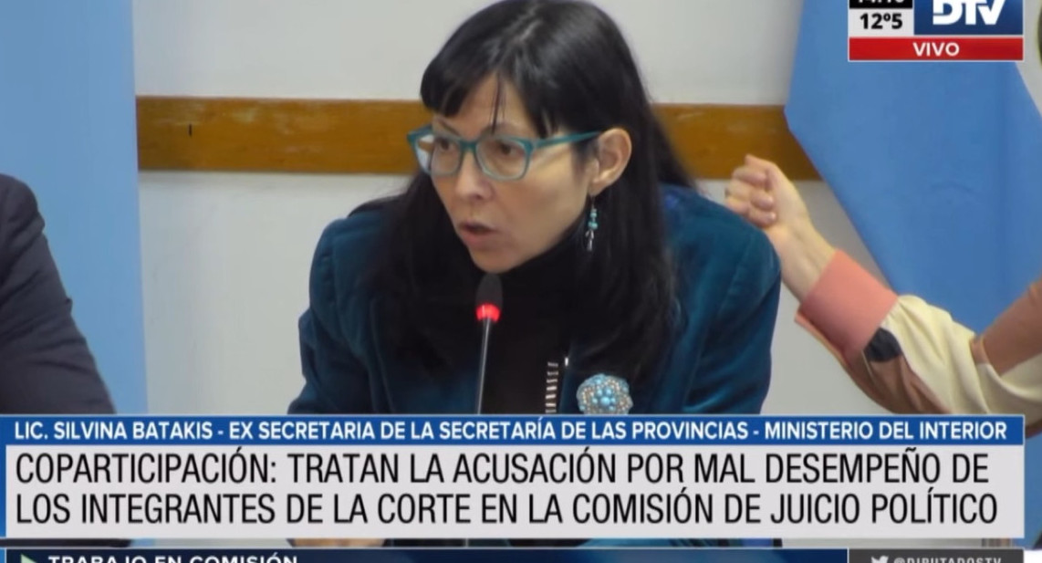 Juicio político, segunda jornada de testimonios sobre el fallo por la coparticipación federal. Foto: DTV.