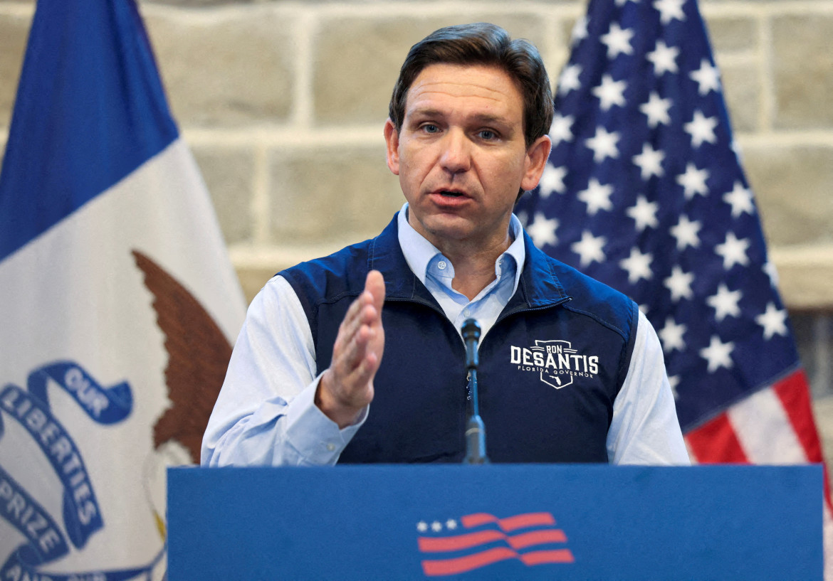 Ron De Santis, gobernador de Florida. Foto: REUTERS.