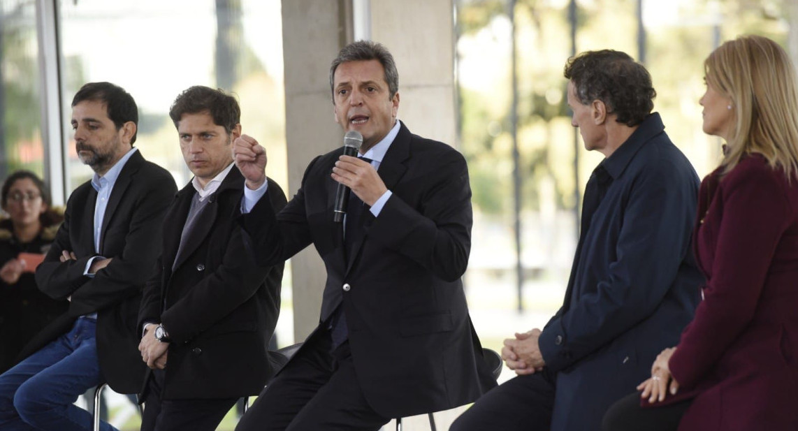 Sergio Massa en San Martín. Foto: prensa