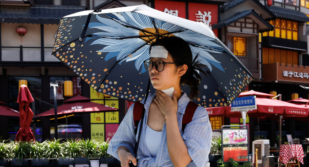 La ola de calor también alcanzó a países como China y Estados Unidos. Foto: Reuters.