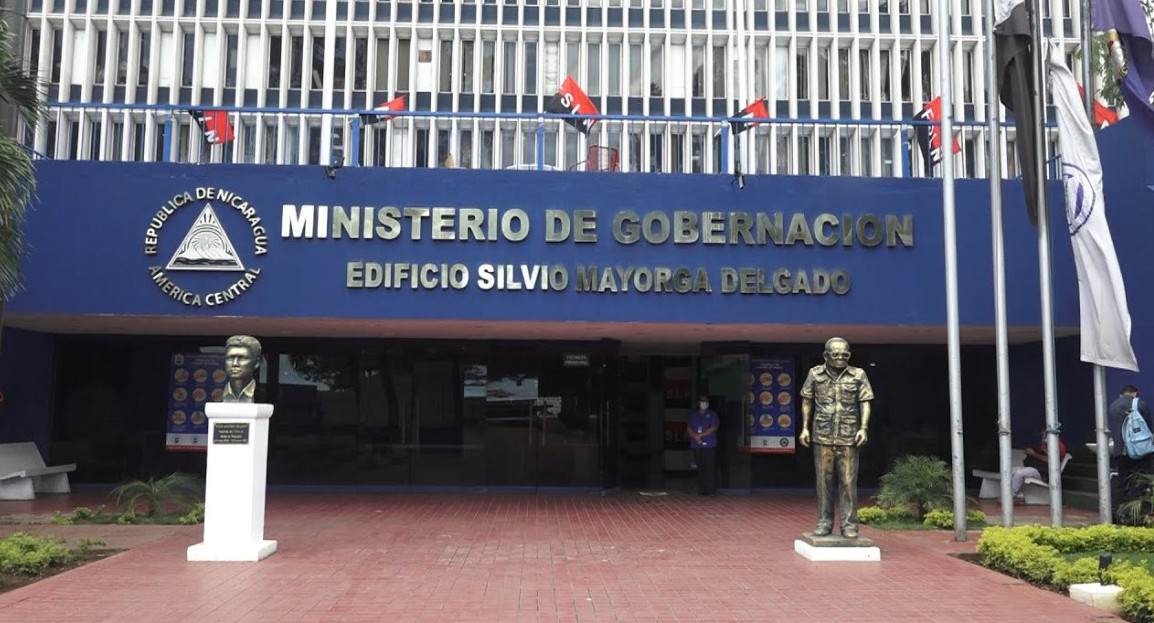 Ministerio de gobernación en Nicaragua.  Foto: Google