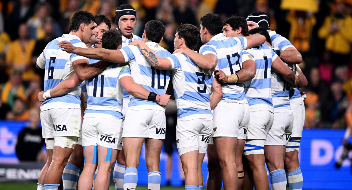 Triunfo de Los Pumas ante Australia por el Rugby Championship. Foto: EFE