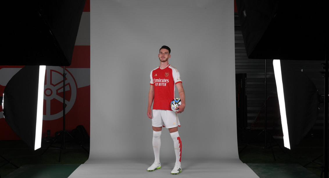 Declan Rice, Premier League. Foto: Twitter Arsenal