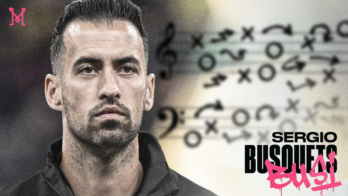 Sergio Busquets fue oficializado como refuerzo del Inter Miami. Foto: Twitter @InterMiamiCF.