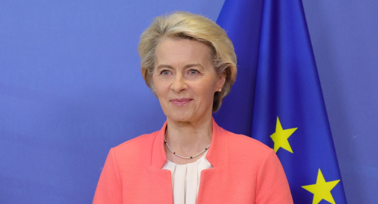 Úrsula von der Leyen, Unión Europea. Foto: EFE.