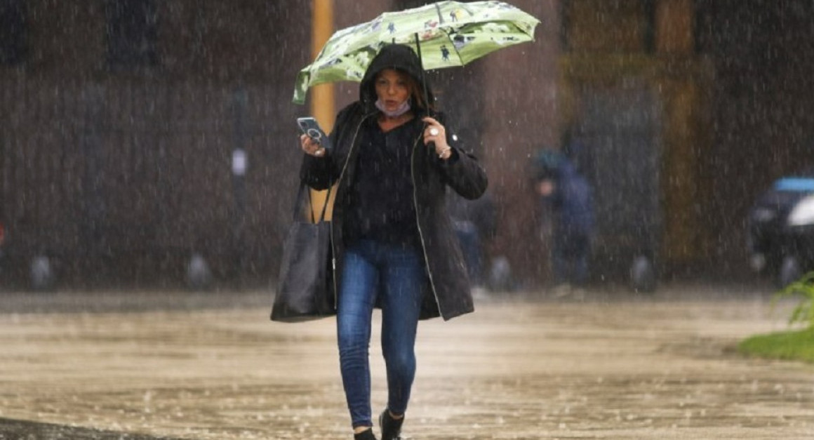 Lluvia, mal clima. Foto: NA.