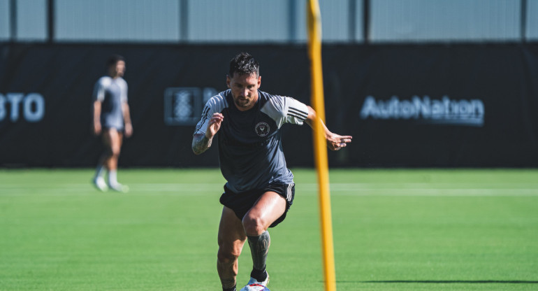 Lionel Messi, Inter de Miami. Foto: Twitter @InterMiamiCF