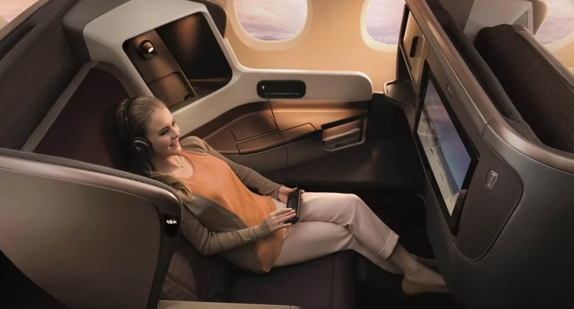 Así es la primera clase de Singapore Airlines. Foto: Singapore Airlines.