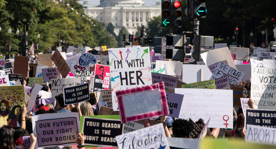 Marcha a favor del aborto en EEUU. Foto: EFE