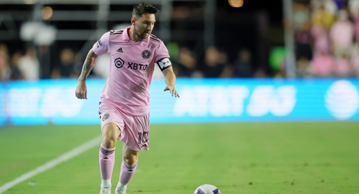 Lionel Messi debutó en Inter Miami ante Cruz Azul. Foto: Reuters.