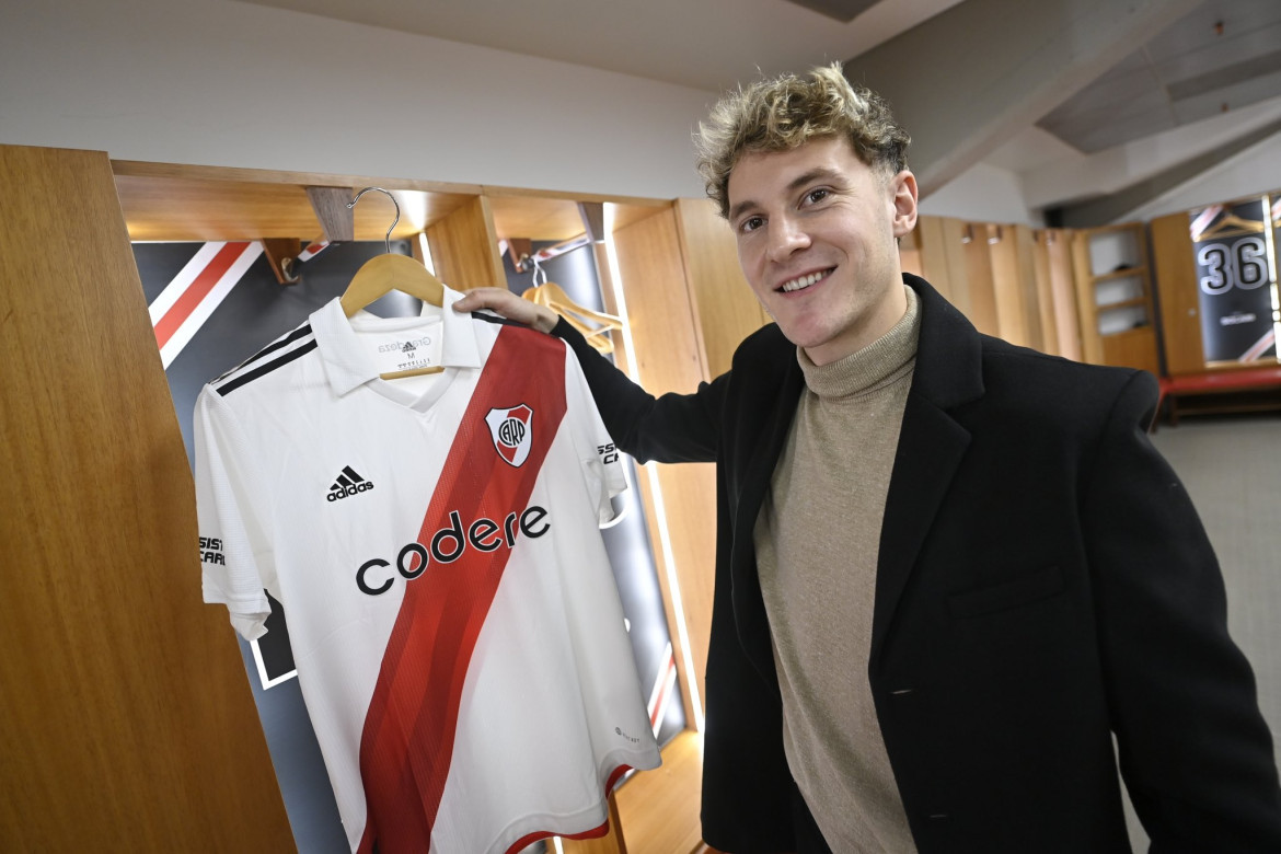 Facundo Colidio, nuevo refuerzo de River Plate. Foto: Twitter @RiverPlate.