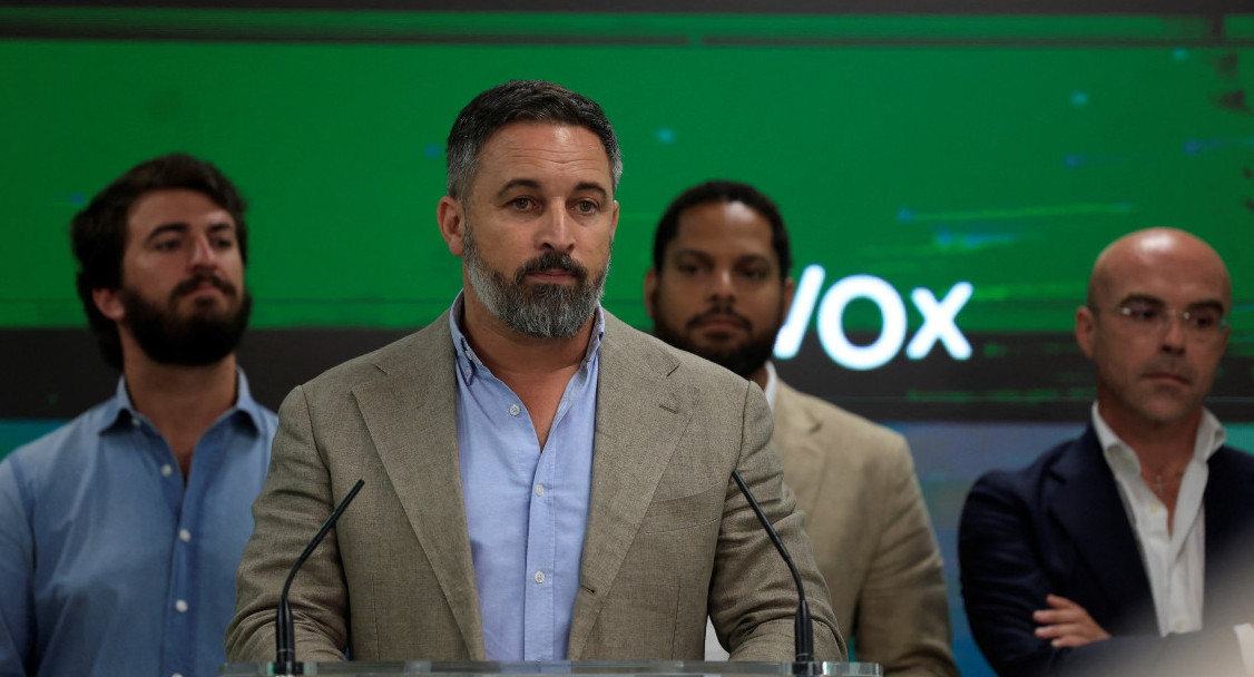 Santiago Abascal, VOX. Foto: Reuters.