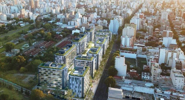 Vista panorámica de la Ciudad de Buenos Aires. Foto: NA