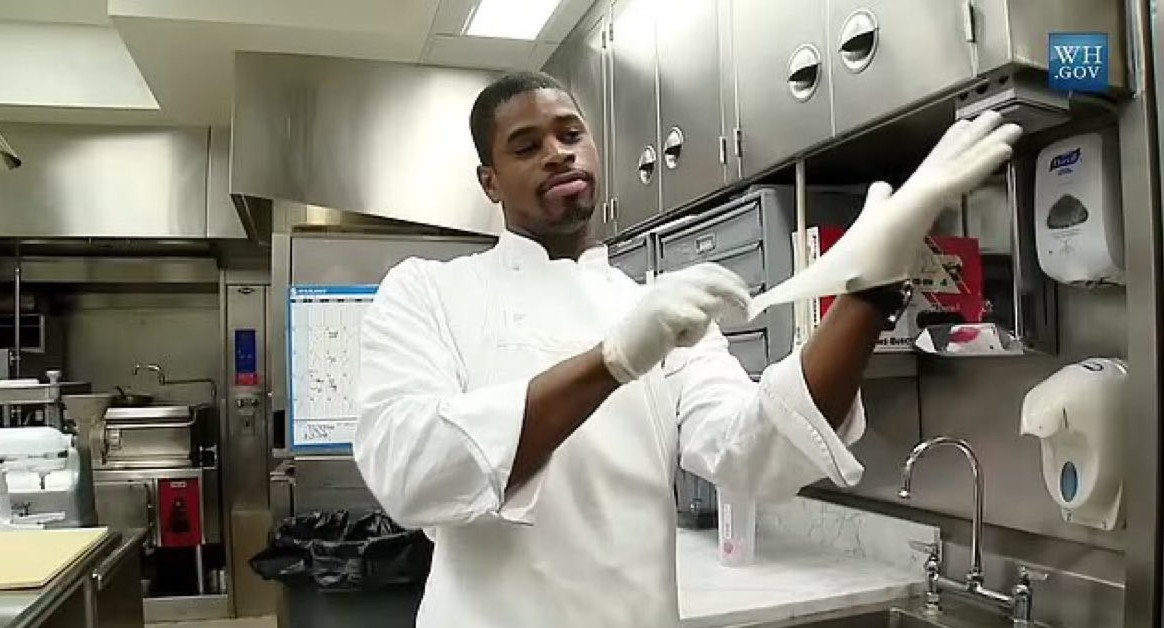 Tafari Campbell, el chef de Barack Obama. Foto: Casa Blanca.