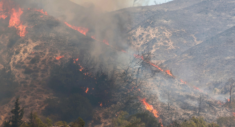 Incendios en Grecia. Foto: Reuters.