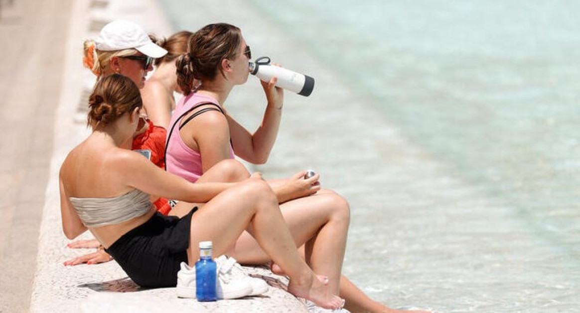 Ola de calor, verano. Foto: Reuters.