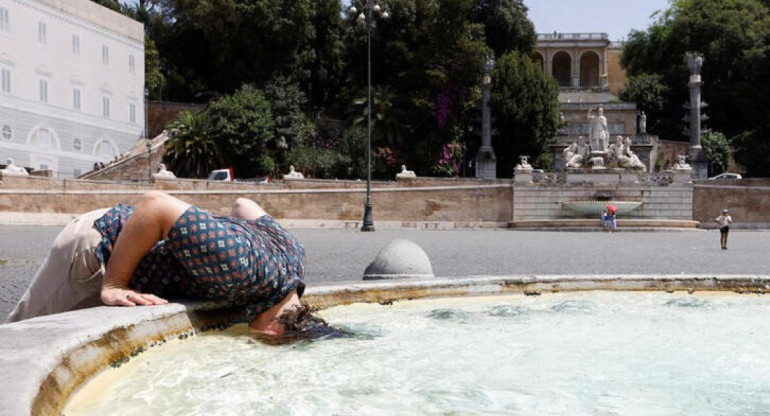 Ola de calor, verano. Foto: Reuters.