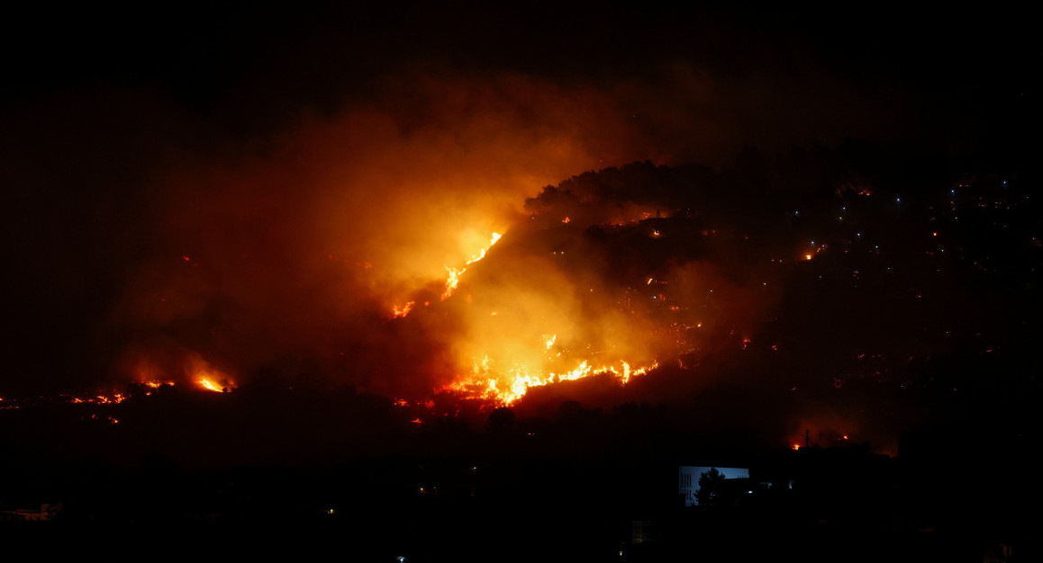 Incendios en Italia. Foto: Reuters