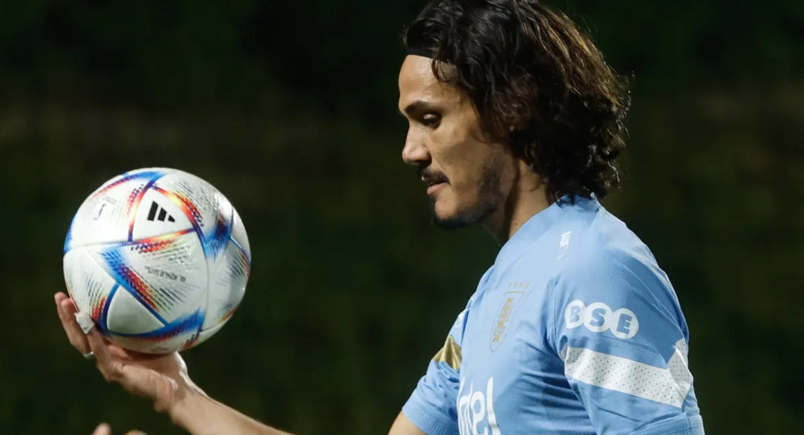 Edison Cavani, futbolista. Foto: EFE