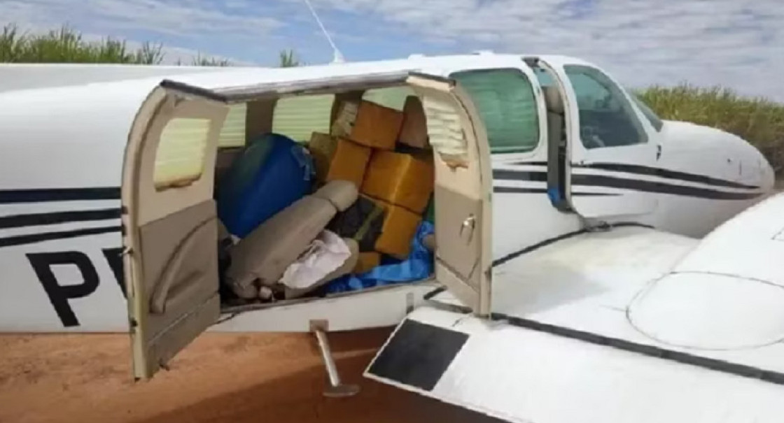 La aeronave secuestrada en Brasil. Foto: ABC