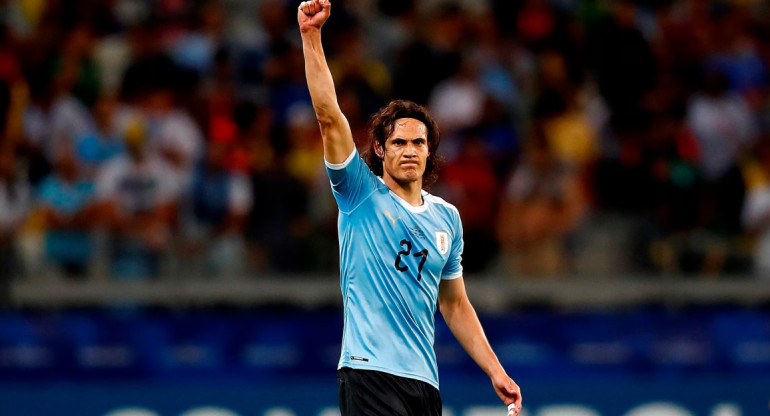 Edison Cavani, futbolista. Foto: EFE