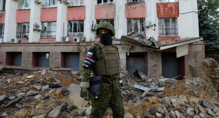 Guerra Rusia-Ucrania; Donetsk. Foto: Reuters.