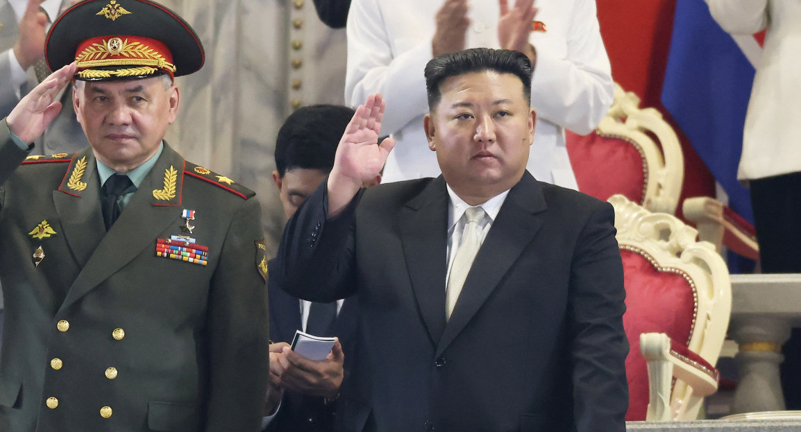 Kim Jong-un recibió a Serguei Shoigu en Pyongyang. Foto: Reuters.