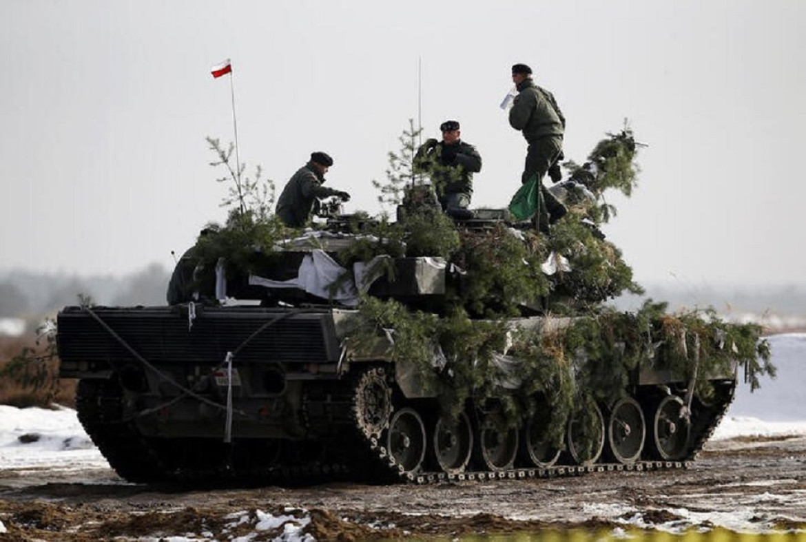 Tanque de Polonia. Foto: NA.