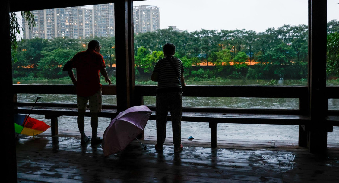 Temporal en China. Foto: EFE